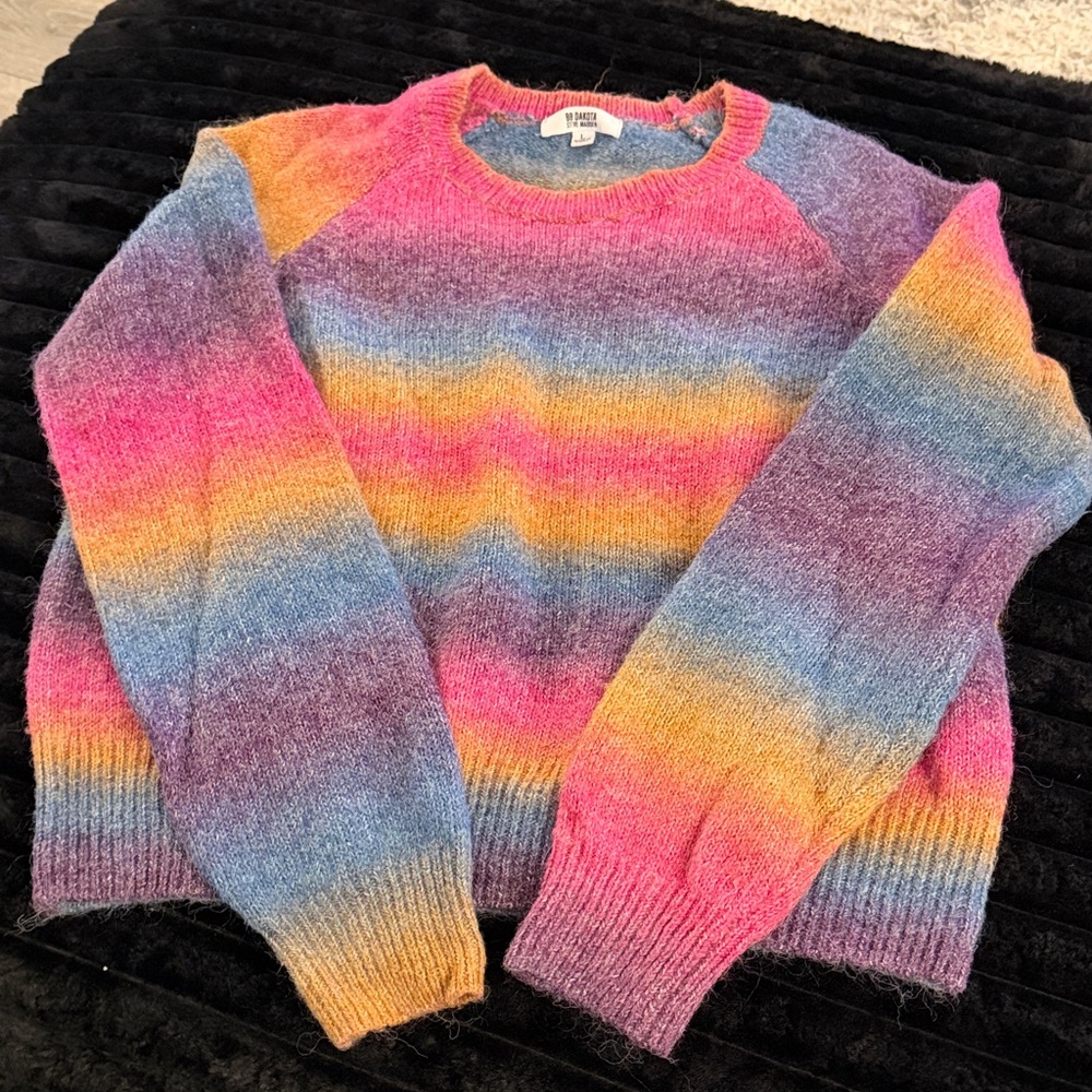 BB Dakota Multicolor Gradient Sweater